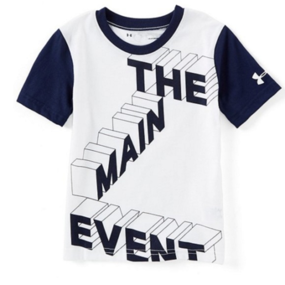 Under Armour Kids Boys T-Shirt The Main Event - Picture 1 of 3